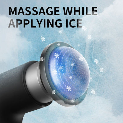 Heat & Freeze Massage Gun – 10-in-1 Deep Tissue Percussion Therapy | Muscle Relief for Athletes & Family, Gifts for Men, Silent, Black